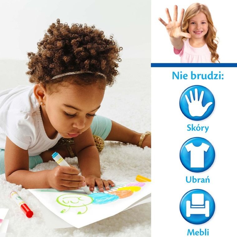 Crayola, Color Wonder, Mess Free, Księżniczki Disneya, kolorowanka z niebrudzącymi magicznymi flamastrami, 4 szt.