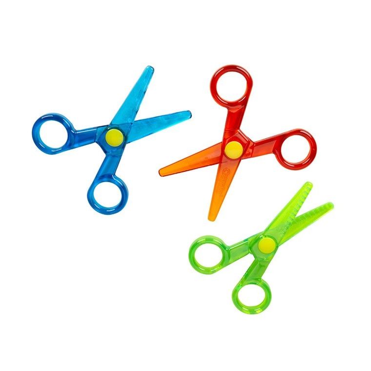 Crayola, Mini Kids, bezpieczne nożyczki, wzorki, 3 szt.