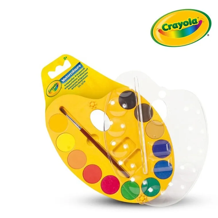 Crayola, paleta farb akwarelowych, 12 kolorów