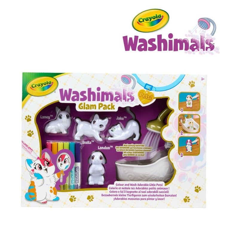 Crayola, Washimals, zestaw z wanną