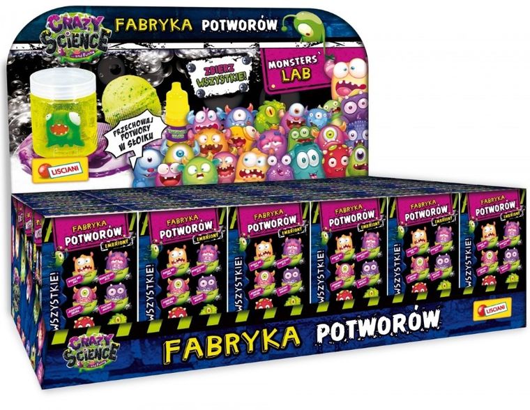 Crazy Science, Fabryka Potworów, Embriony, zestaw kreatywny, 1 szt.
