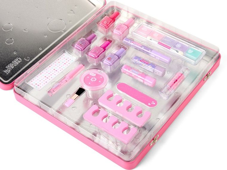 Create It! Canenco, zestaw do makijażu w metalowej walizce