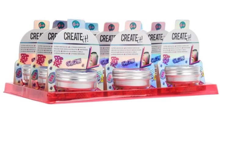 Create It! maskara z brokatem do włosów