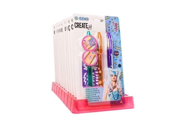 Create It! pisaki do robienia tatuażu, zestaw kreatywny, 3 szt.