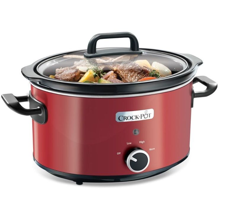Crock-Pot, wolnowar, Scv400rd-050 3.5l, czerwony