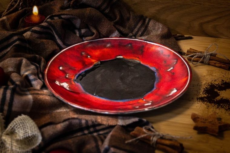 Crusta, talerz obiadowy handmade, Crusta, Ø 25 cm