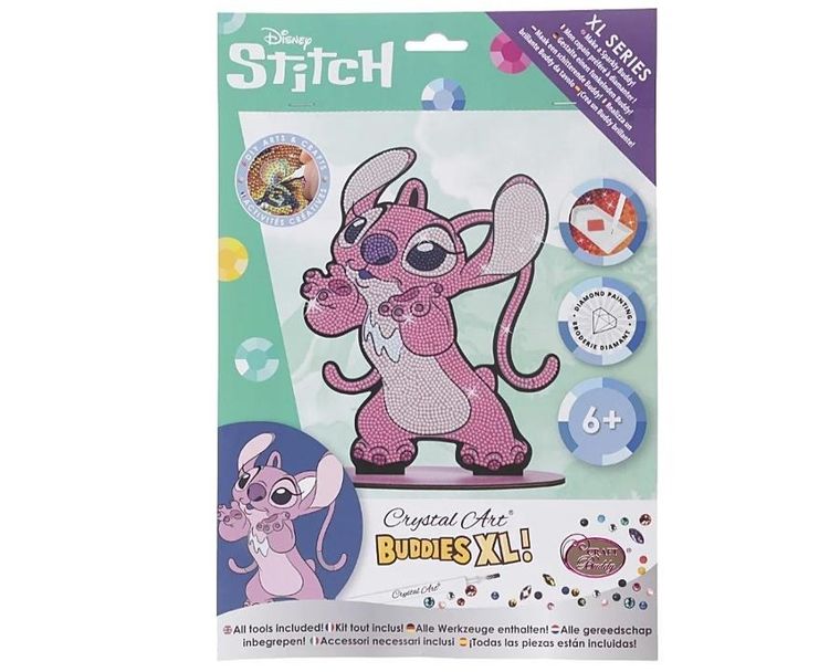 Crystal Art Buddies, Lilo i Stitch, diamentowa mozaika 2D XL, Angel