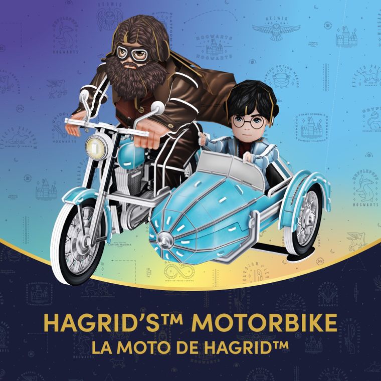 Cubic Fun, Harry Potter Motocykl Hagrida, puzzle 3D, 192 elementy