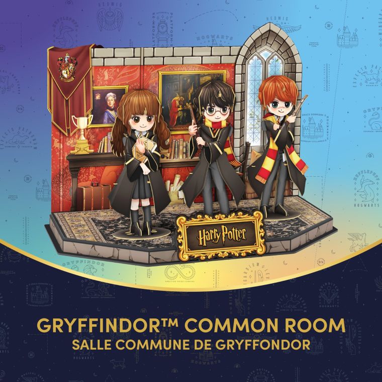 Cubic Fun, Harry Potter Pokój wspólny Gryffindoru, puzzle 3D, 113 elementó