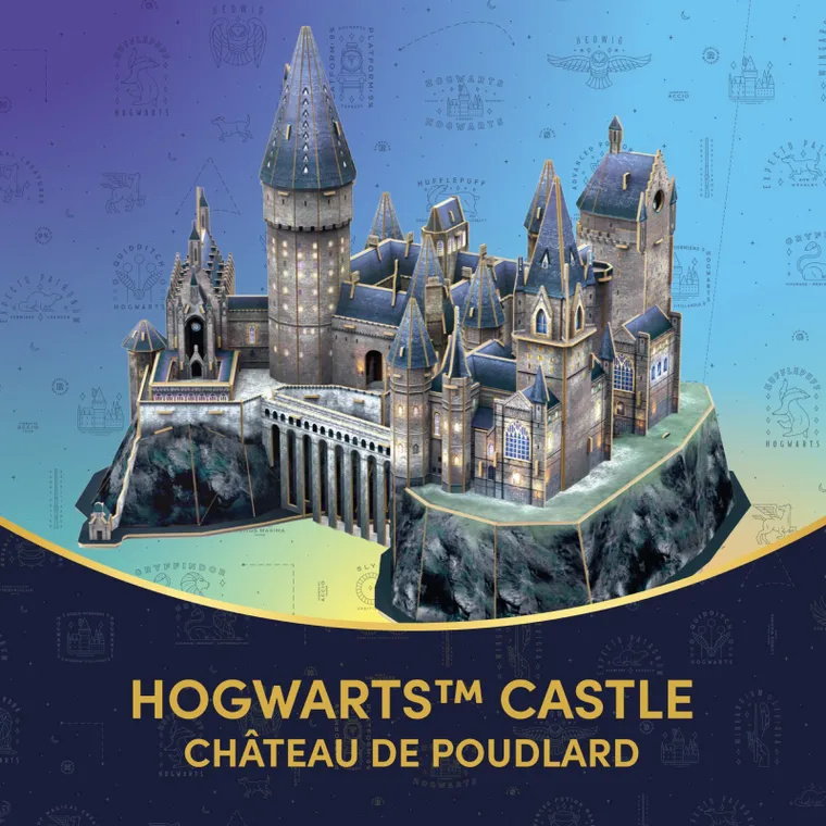 Cubic Fun, Harry Potter Zamek Hogwart, puzzle 3D, 197 elementów