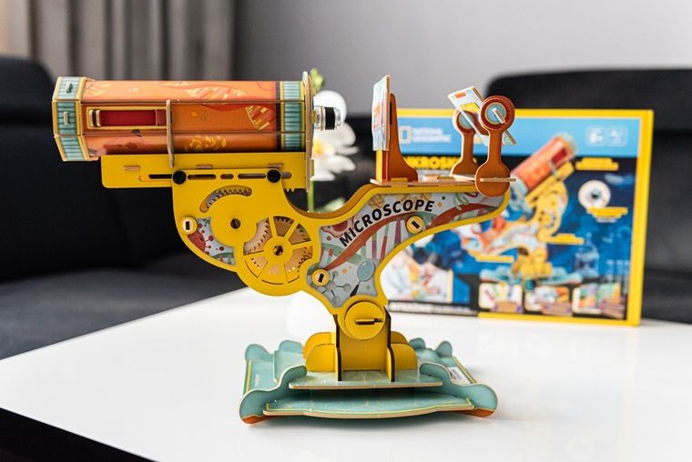 Cubic Fun, National Geographic, Mikroskop, puzzle 3D