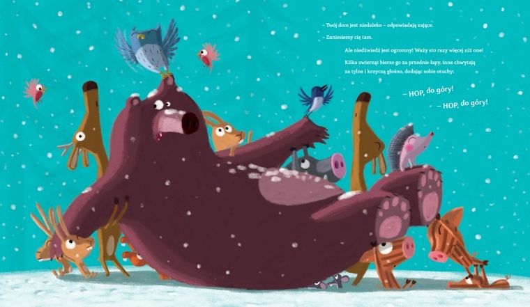 Cudowna Wigilia niedźwiedzia