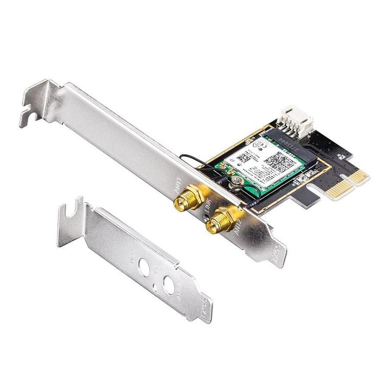 Cudy, karta sieciowa, WE3000 AX5400 Wi-Fi 6, BT 5.2 Intel AX210 PCIe