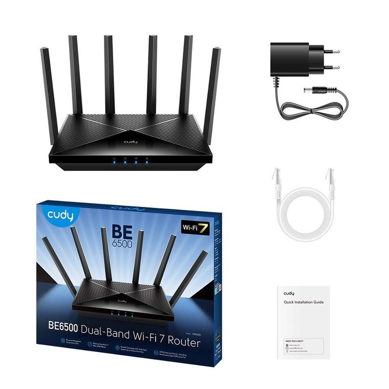Cudy, router, WR6500, Wi-Fi 7