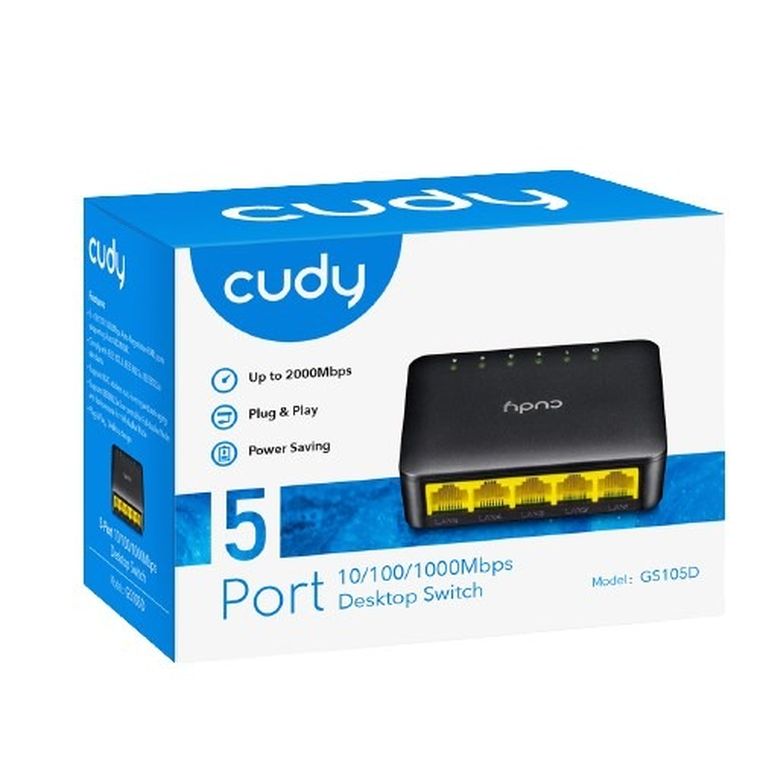 Cudy, switch, GS105D