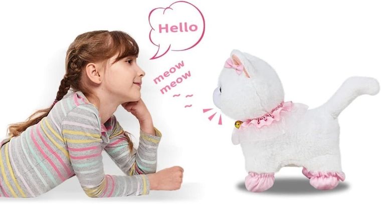 Cute Pet, Kotek na smyczy, maskotka interaktywna
