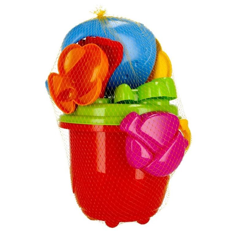 Czako, komplet do piasku, biedronka, 8 elementów