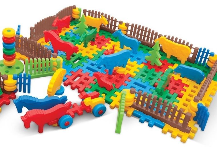 Czako, Ranczo, klocki konstrukcyjne w worku