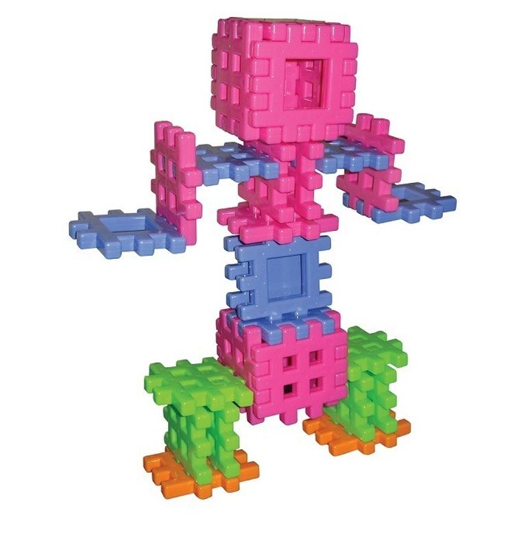 Czako, Wikusie, klocki konstrukcyjne, wafle, 36 elementów