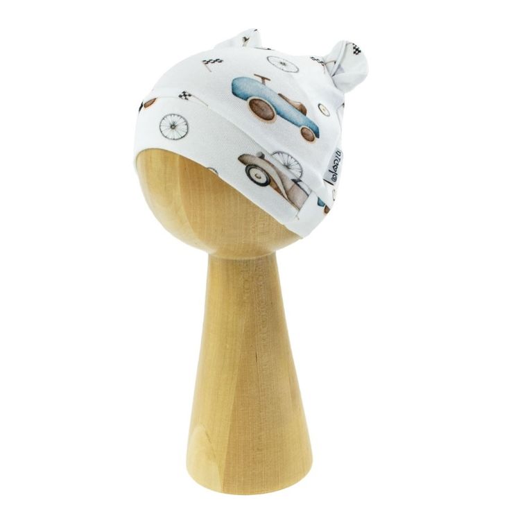 Czapka chłopięca, biała, Nicol