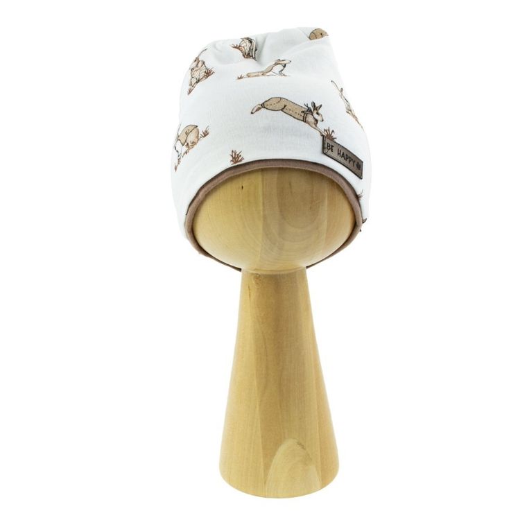 Czapka chłopięca, biała, Nicol