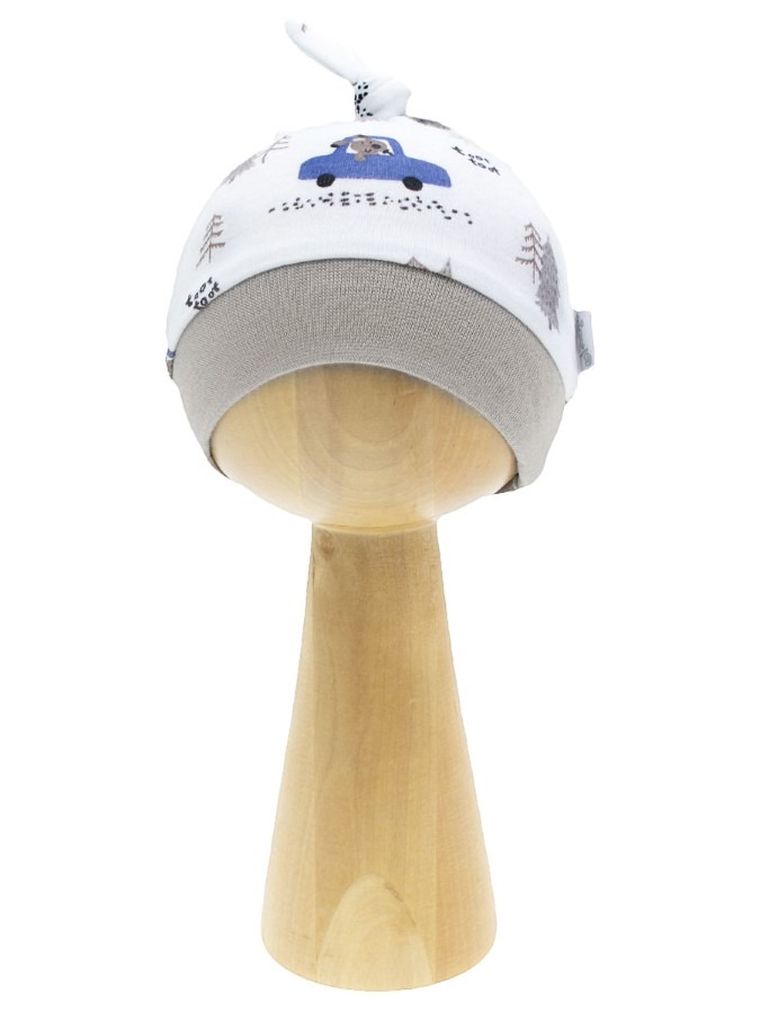 Czapka chłopięca, biała, Nicol