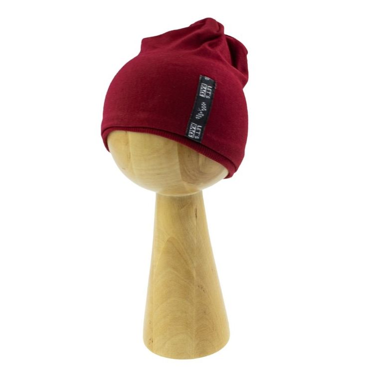 Czapka chłopięca, bordowa, Nicol