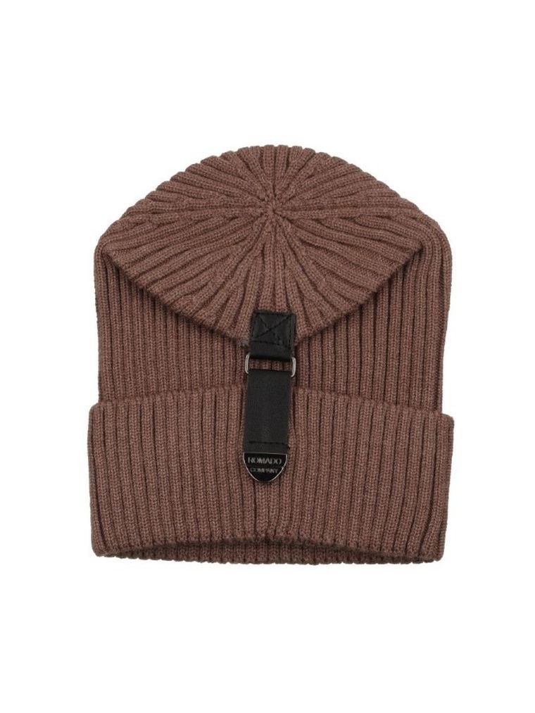 Czapka chłopięca, brązowa, Ambra