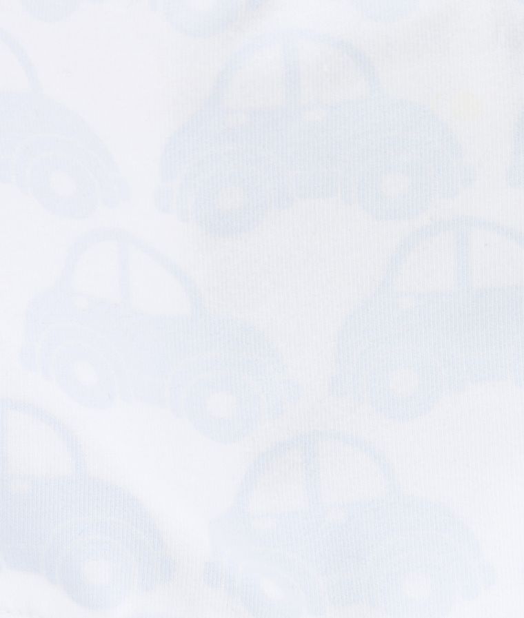 Czapka chłopięca, dwustronna, biała, samochody, paski, Döll