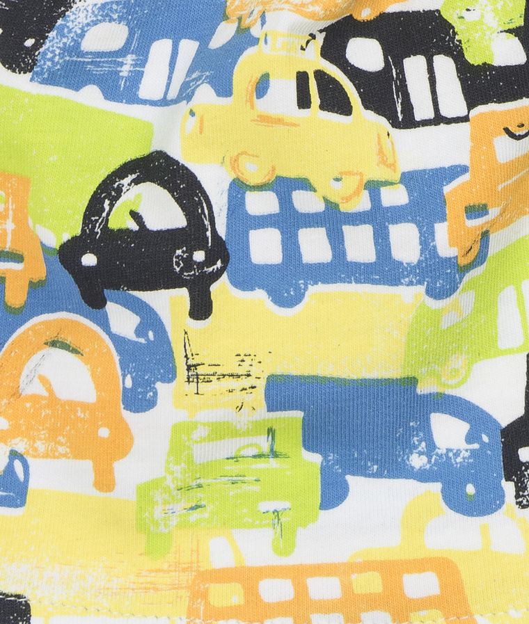 Czapka chłopięca, dwustronna, mix, samochody, paski, Döll