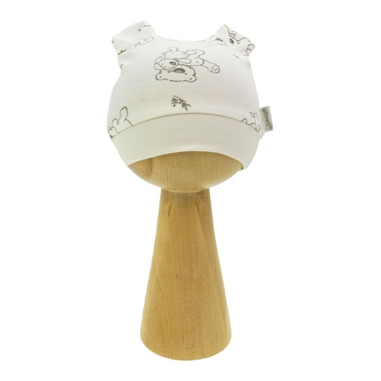 Czapka chłopięca, ecru, Nicol