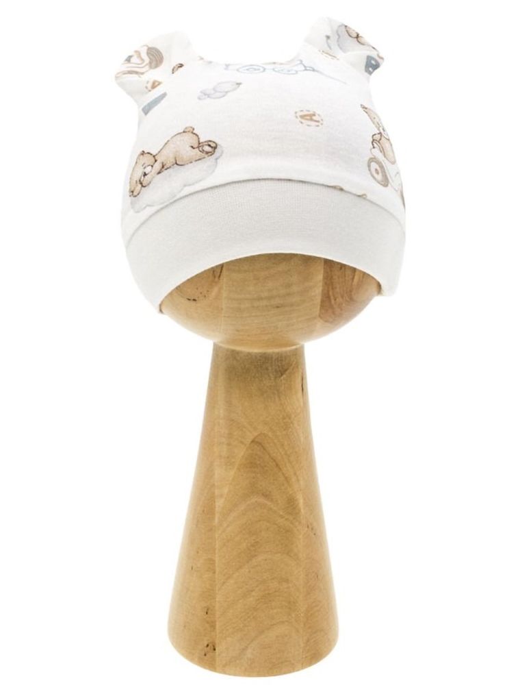 Czapka chłopięca, ecru, Nicol