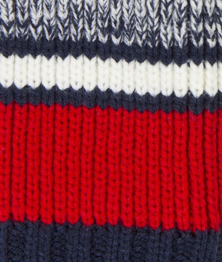 Czapka chłopięca, niebiesko-czerwona, Döll