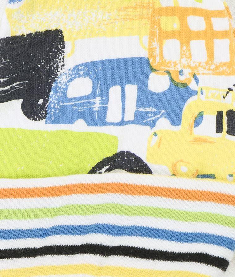 Czapka chłopięca, wiązana, mix, samochodu, Döll