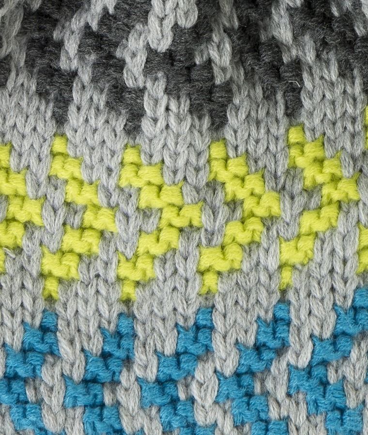 Czapka chłopięca z pomponem, szara, Döll