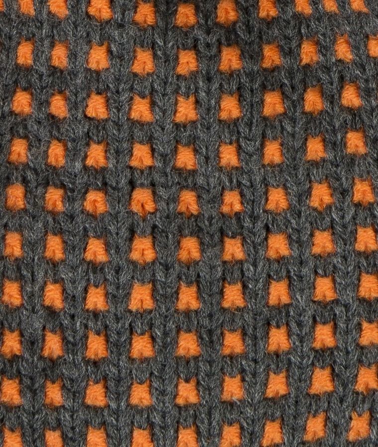 Czapka chłopięca z pomponem, szara, Döll