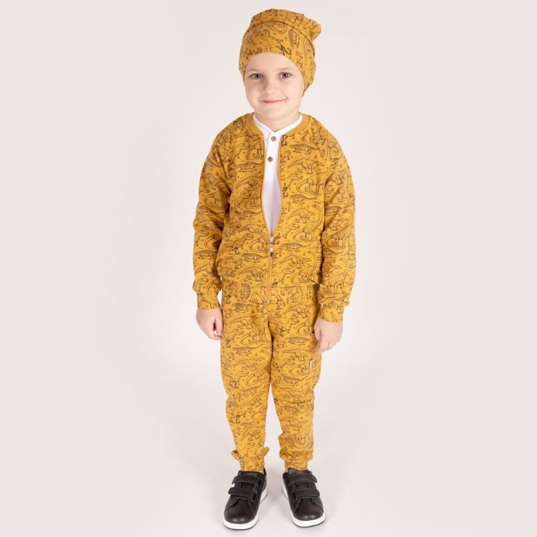 Czapka chłopięca, żółta, Nicol