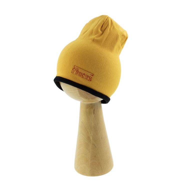 Czapka chłopięca, żółto-czarna, Nicol