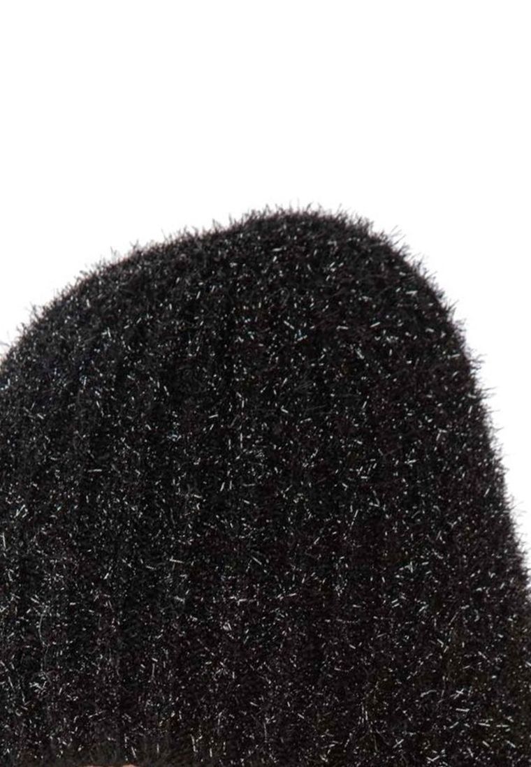 Czapka damska, czarna, Ambra