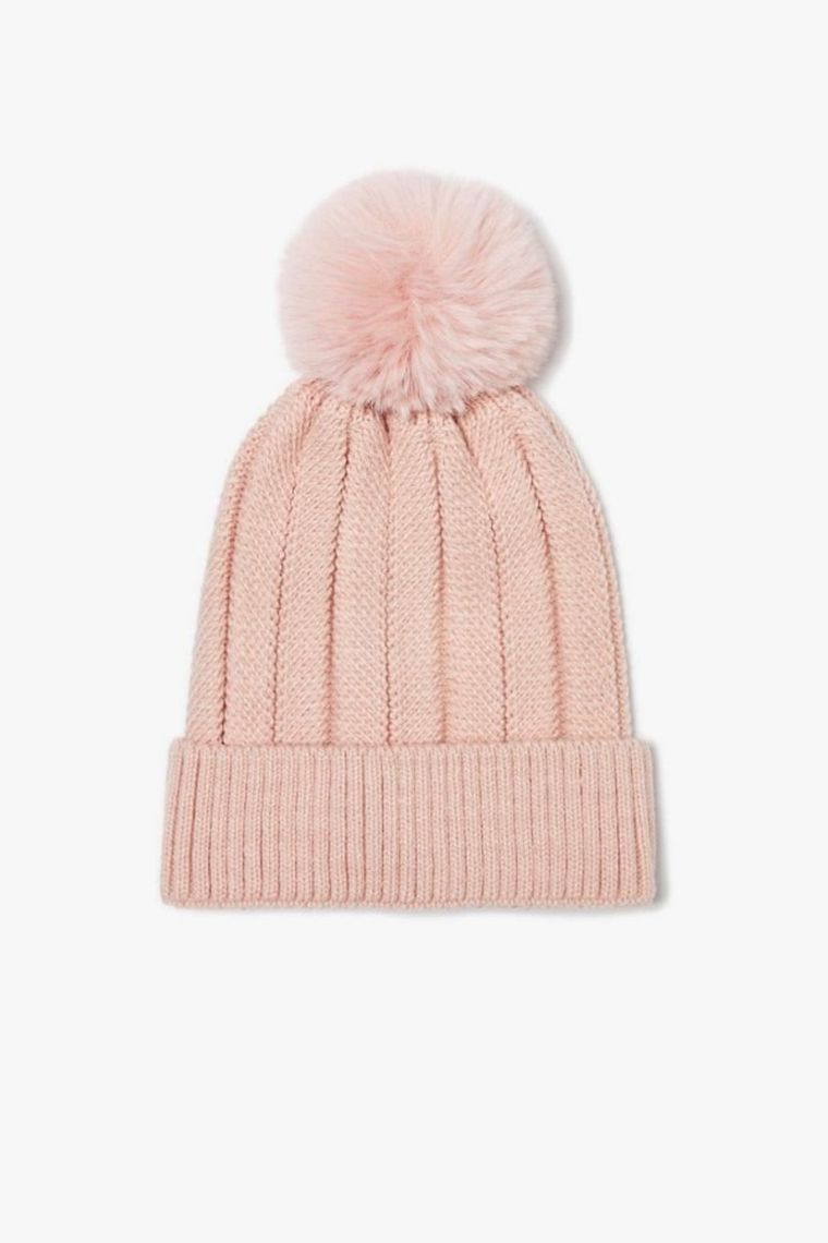 Czapka damska, różowa, Moodo