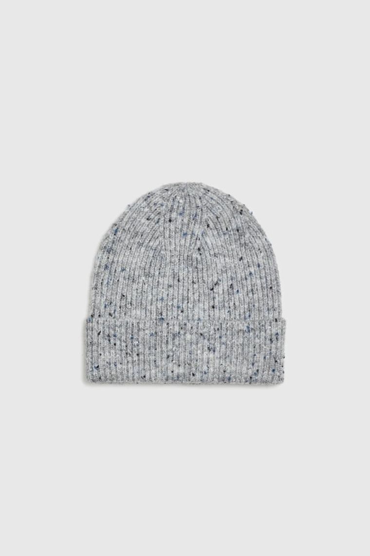 Czapka damska, szara, Moodo