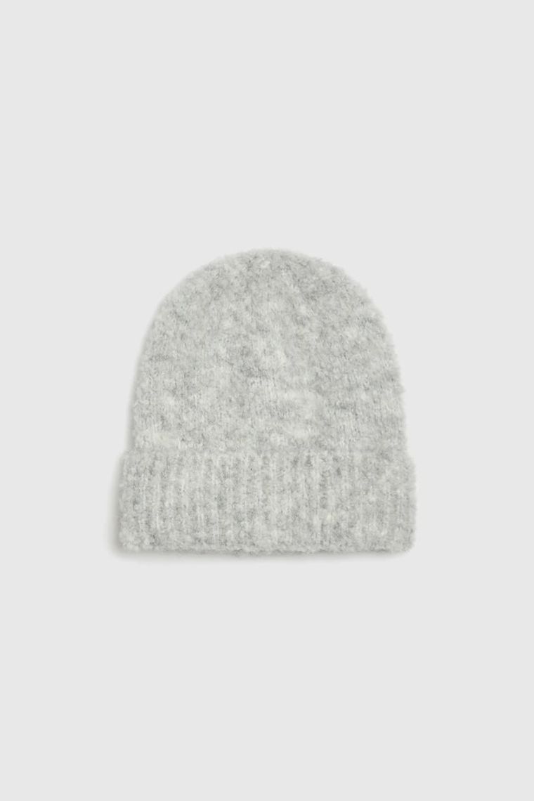 Czapka damska, szara, Moodo