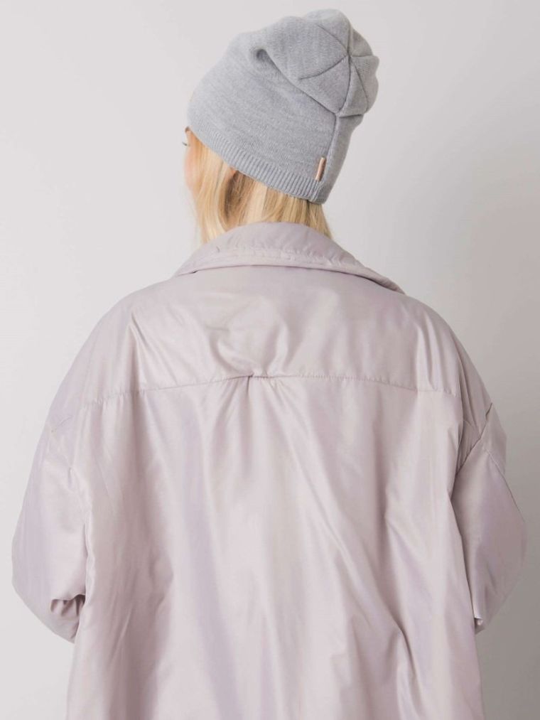 Czapka damska, szara, Rue Paris