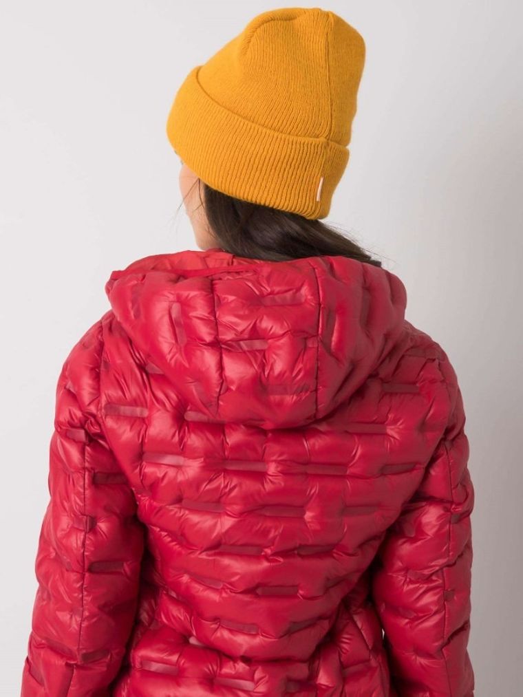 Czapka damska, żółta, Rue Paris