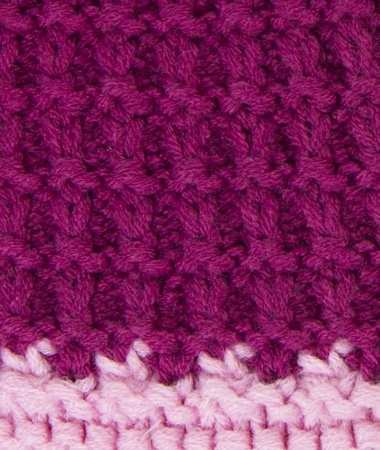 Czapka dziecięca, ciemnoróżowa, Döll