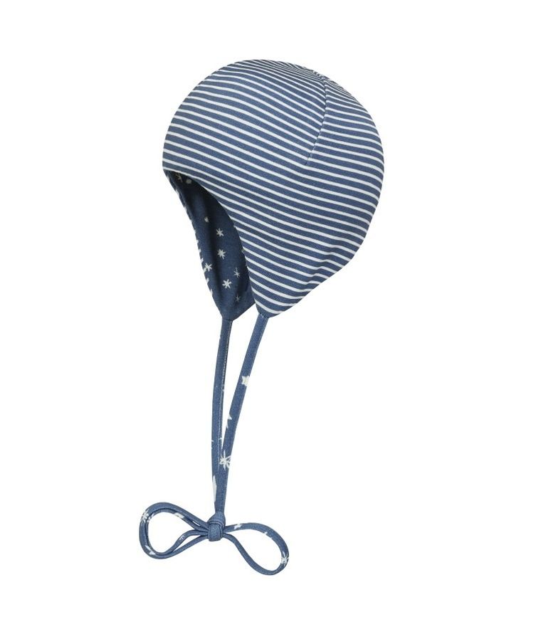 Czapka dziecięca, dwustronna, niebieska, Döll