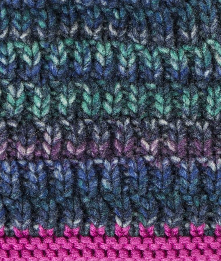 Czapka dziecięca, niebiesko-różowa, Döll