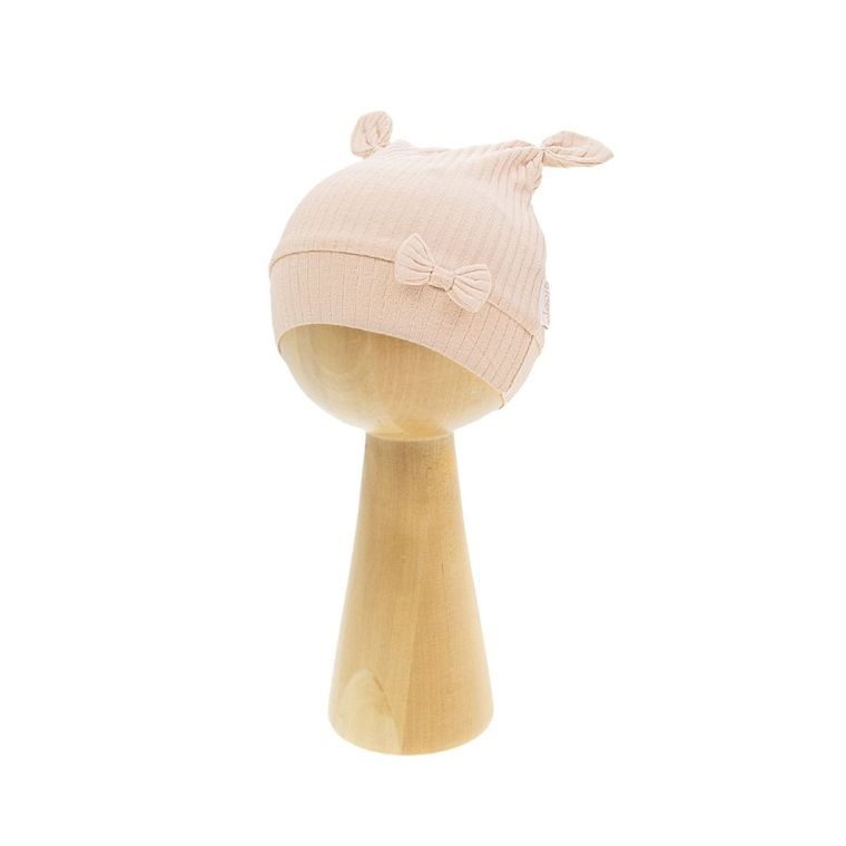 Czapka dziewczęca, beżowa, Nicol