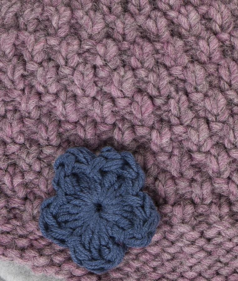 Czapka dziewczęca, ciemnoróżowa, Döll