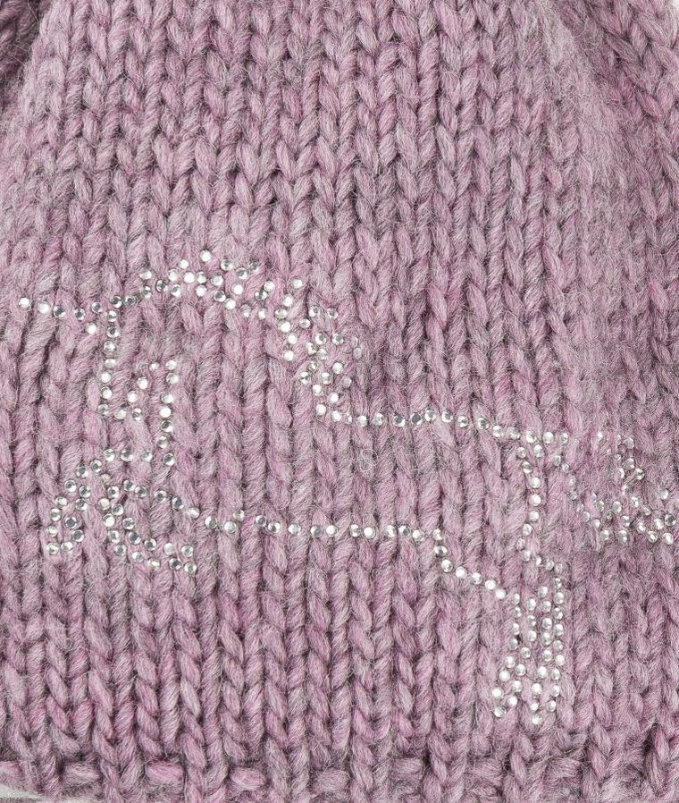 Czapka dziewczęca, ciemnoróżowa, Döll